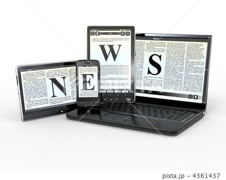 Media. Electronic news. 3d Media. Electronic news. 3d 4361437
