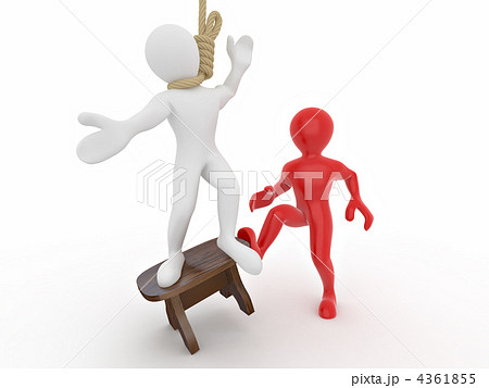 Men on the gallows and butcher Men on the gallows and butcher 4361855