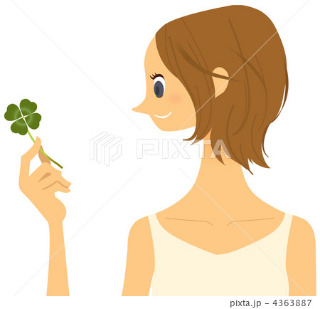クローバーを持つ少女 クローバーを持つ少女 4363887