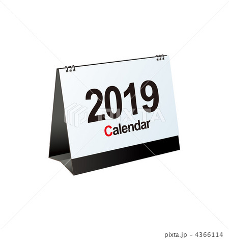2019年の卓上カレンダーの表紙のイラスト 2019年の卓上カレンダーの表紙のイラスト 4366114