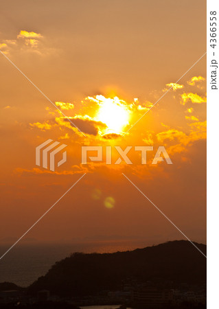 瀬戸内海の夕日 4366558