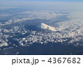 上空から撮影した富士山 4367682