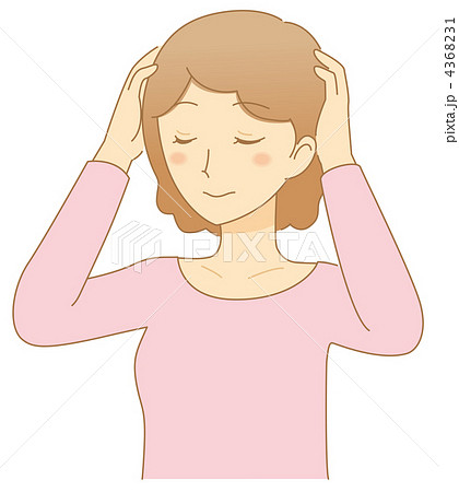 頭皮ケア（服 茶髪） 4368231