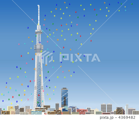 スカイツリースペース風船 4369482