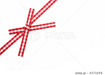 リボン　チェック柄 4371056