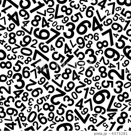 Seamless background with numbers Seamless background with numbers 4373281