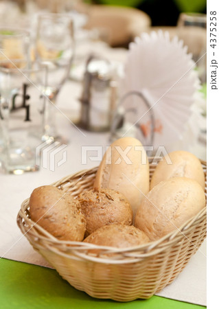 fresh bread in the basket fresh bread in the basket 4375258