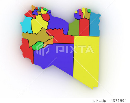 Three-dimensional map of Australia 4375994