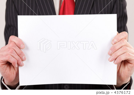 business man with blank 4376172