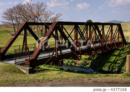 菊池川鉄橋　旧鹿本鉄道 4377108