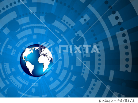 Vector tech background in blue color Vector tech background in blue color 4378373