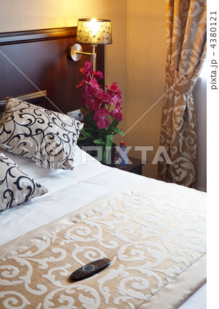 Interior of modern comfortable hotel room Interior of modern comfortable hotel room 4380121