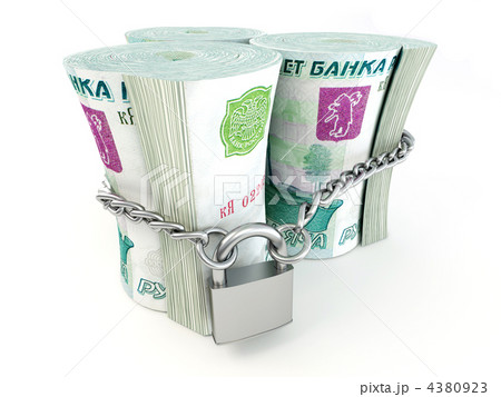 Ruble on lock Ruble on lock 4380923