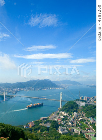 火の山展望台より関門海峡 4383260