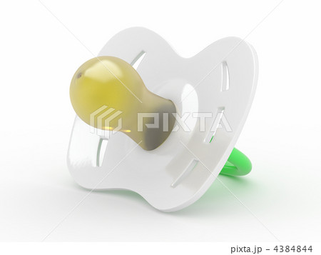 Baby's dummy on white isolated background. 3d Baby's dummy on white isolated background. 3d 4384844