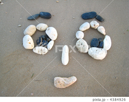 浜辺の顔 4384926