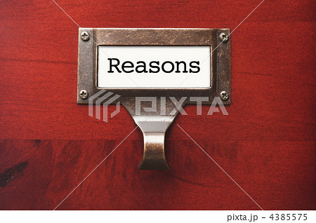 Lustrous Wooden Cabinet with Reasons File Label 4385575