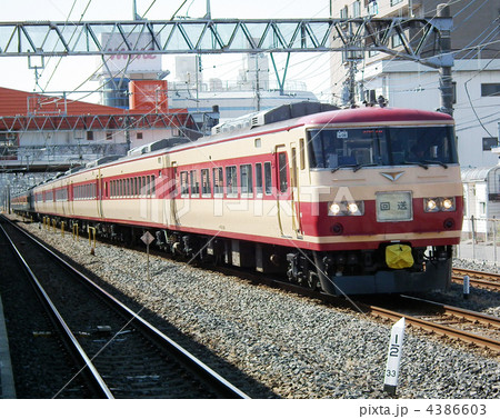 特急あかぎ　185系　土呂駅 4386603