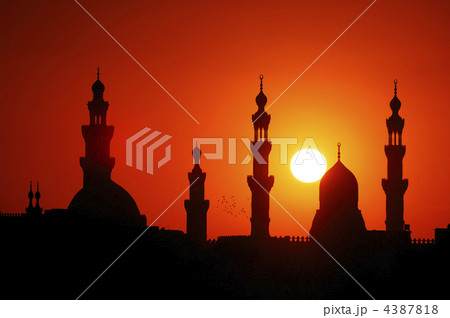 カイロの夕日 4387818