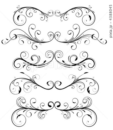 floral decorative elements 4388045