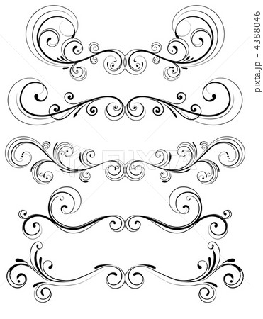 floral decorative elements 4388046