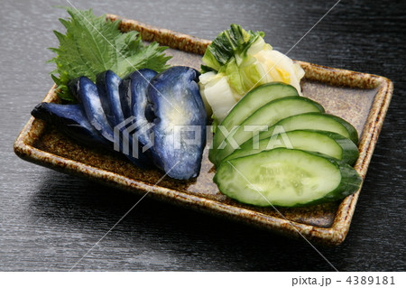 なすびときゅうりと白菜の漬物 なすびときゅうりと白菜の漬物 4389181