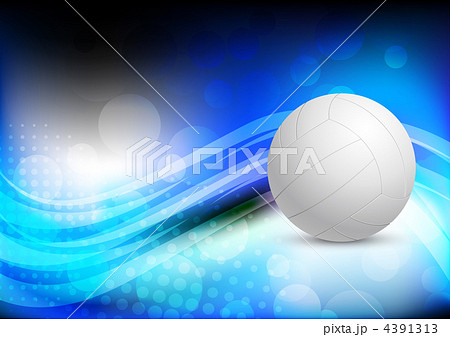 Bright background with ball 4391313