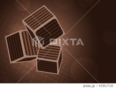 Chocolate cubes Chocolate cubes 4391710