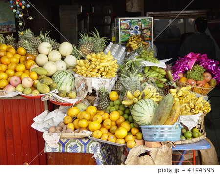 店頭のフルーツ（ビエンチャン／ラオス） 4394595