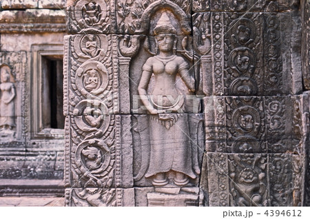 バンテアイ・クデイ遺跡のデバダー(女神)（アンコール遺跡･シェムリアップ／カンボジア） 4394612