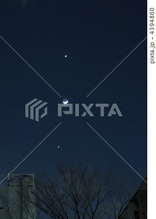 2012年3月26日 金星-月-木星の縦列 2012年3月26日 金星-月-木星の縦列 4394860