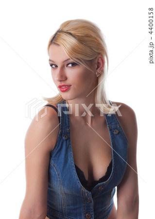 Beauty blond woman sexy portrait 4400158