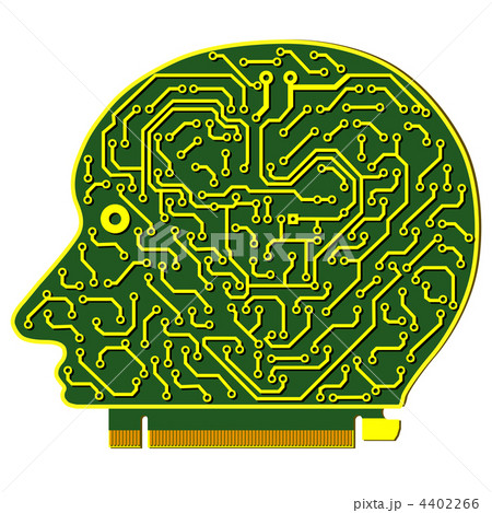 abstract vector background with high tech circuit board 4402266