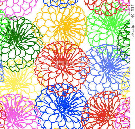 Seamless wallpaper with beautiful flowers 4404557