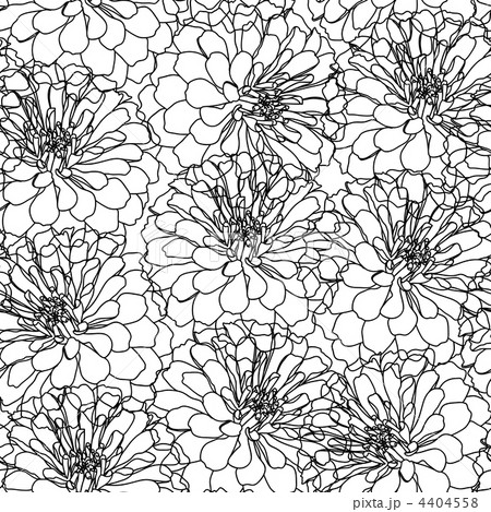 Seamless wallpaper with beautiful flowers 4404558