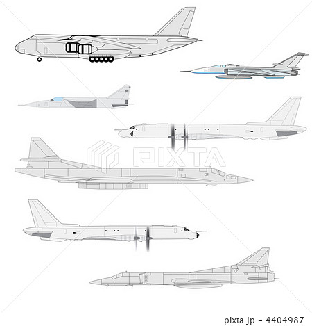 Combat aircraft. Team.  vector illustration for designers 4404987