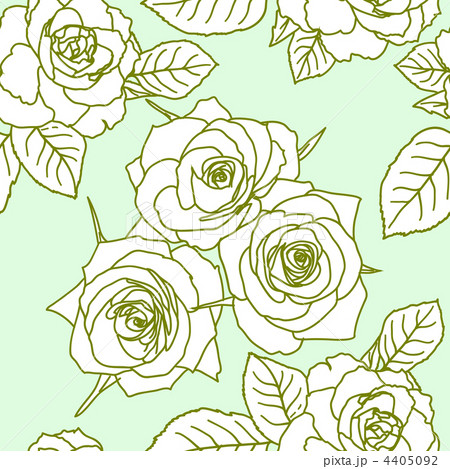 Seamless wallpaper with rose flowers 4405092