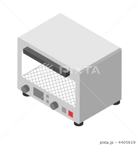 オーブントースター トースター 日常生活のイラスト素材