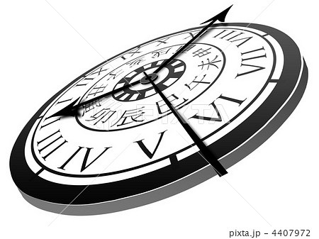 時刻 時計 時空のイラスト素材