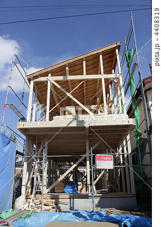 住宅建築現場 住宅建築現場 4408319