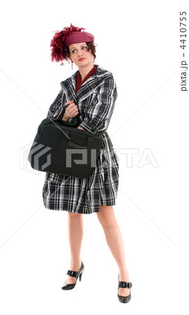 the woman is with a bag 4410755