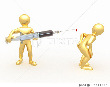 Men with syringe Men with syringe 4411337