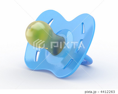 Baby's dummy on white isolated background. 3d Baby's dummy on white isolated background. 3d 4412263