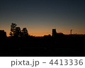 ベランダからの夕焼け 4413336