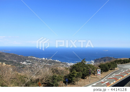 伊豆スカイラインからの初島　熱海 4414128