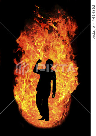 炎と人物 4414862