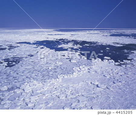 能取岬より流氷のオホーツク 4415205