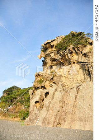 三重県熊野市の獅子岩 4417142