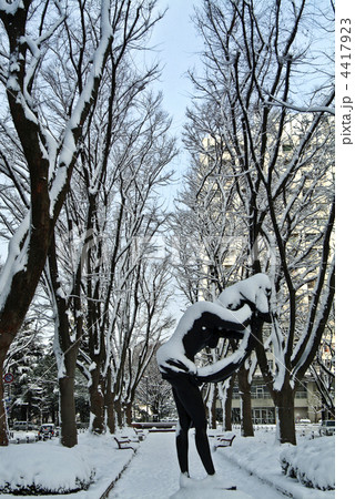 雪の定禅寺通り 雪の定禅寺通り 4417923