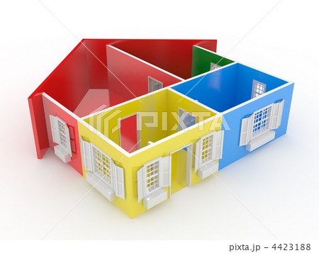 Abstract plan of home Abstract plan of home 4423188